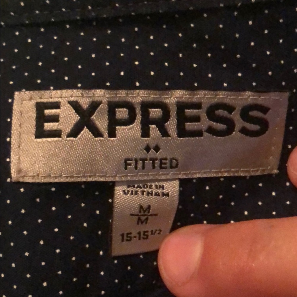 Casual button down. EXPRESS. USED ONCE